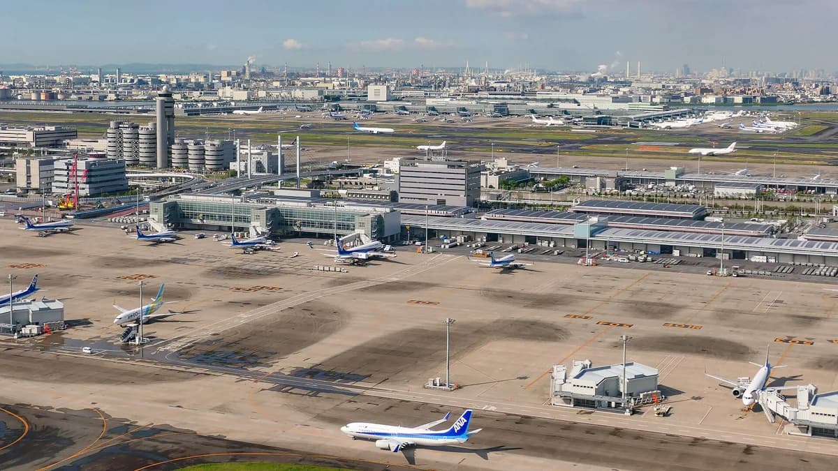 Haneda Airport in Japan