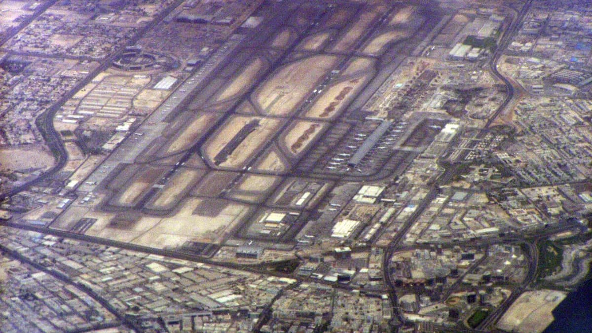 Dubai International Airport in United Arab Emirates