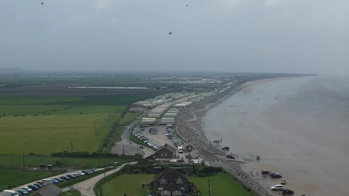 Brean Beach in United Kingdom
