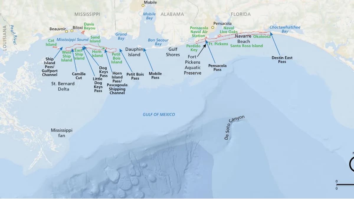 Gulf Islands National Seashore in United States