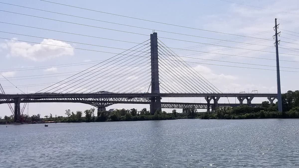 Samuel De Champlain Bridge in Canada