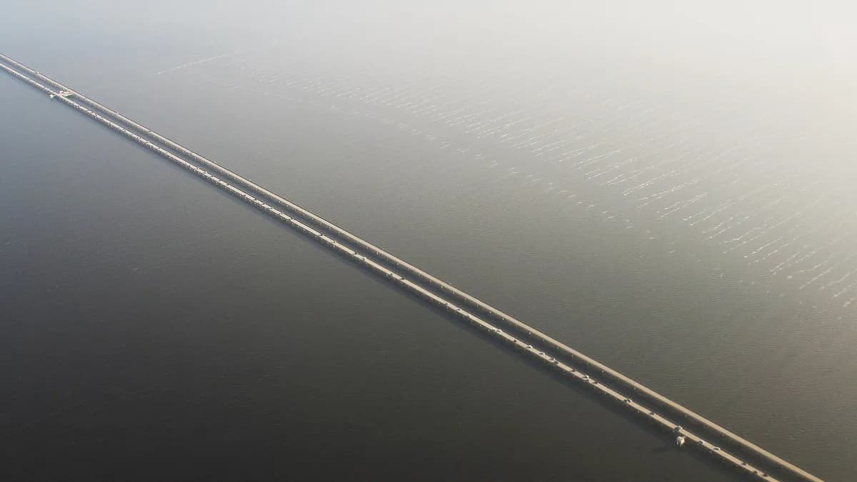 Lake Pontchartrain Causeway in United States