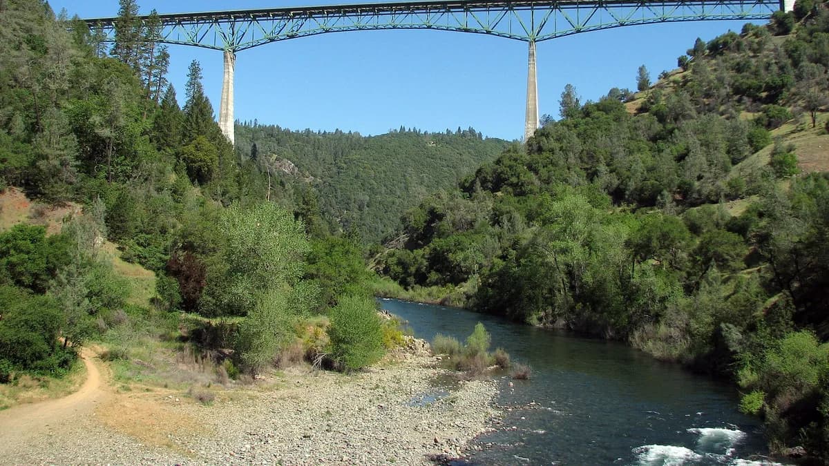 Foresthill Bridge in United States