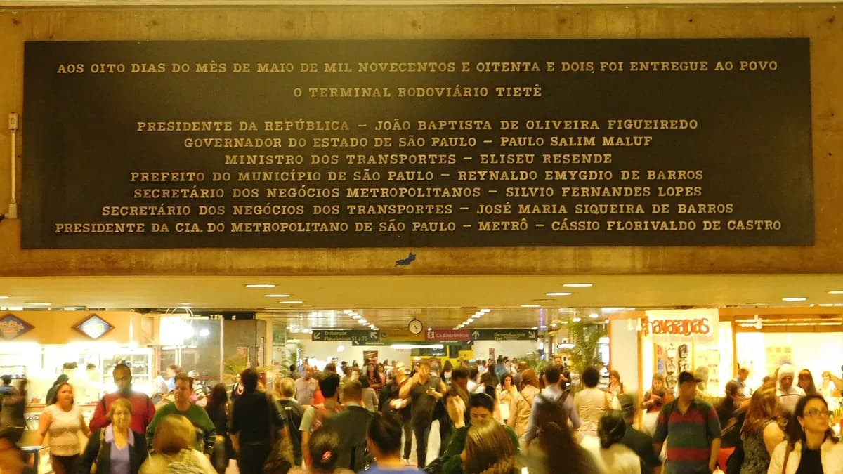 Terminal Rodoviário Tietê in Brazil